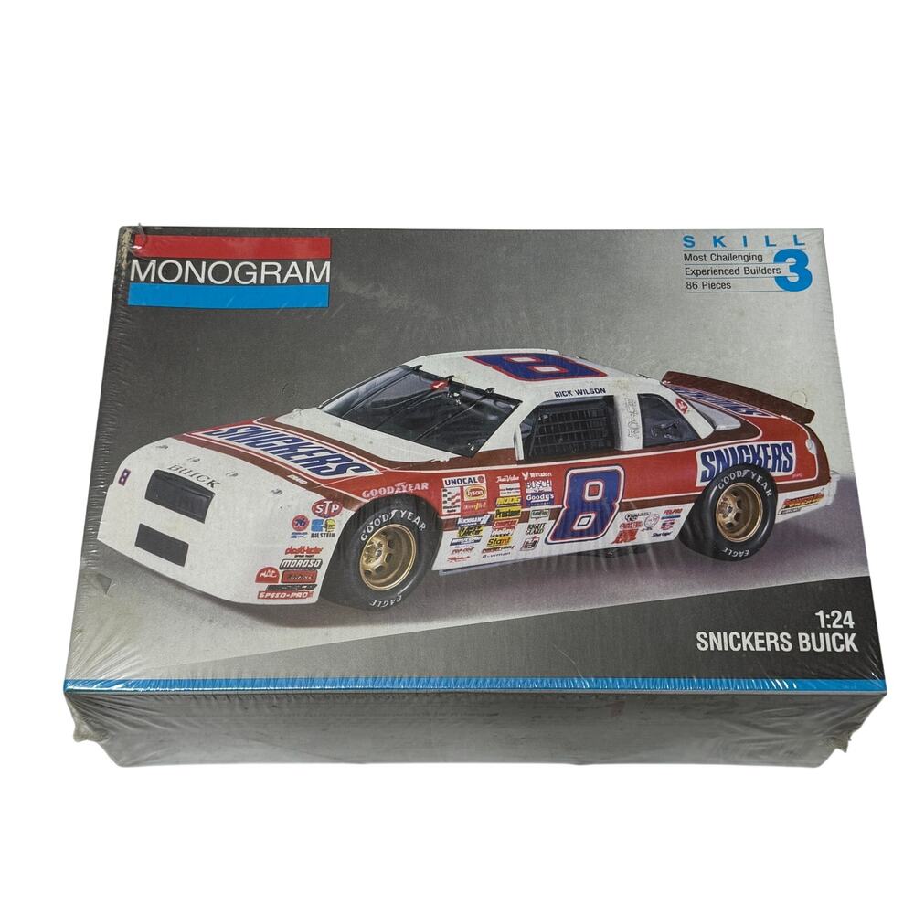 Monogram Snickers Buick Model Kit 124 Scale 1991 Sealed NASCAR 2940